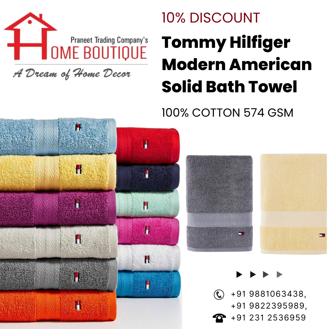 Tommy Hilfiger Modern American Solid Bath Towel